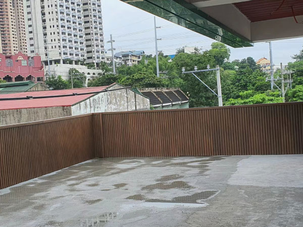 菲律宾木塑墙板工程
